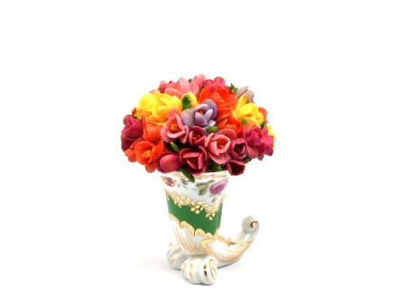 Flowers Pot influenced by Imperial Porcelain originals