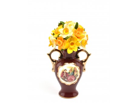 Flowers Pot in the style of Limoges