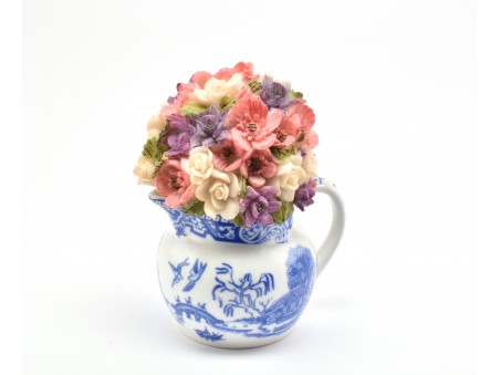 Flowers Pot inspired by the timeless, Willow Pattern