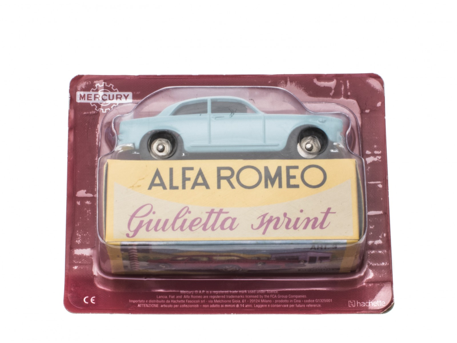 Alfa Romeo Giulietta Sprint veloce 1/48 Mercury Hachette Voiture miniature MY001 